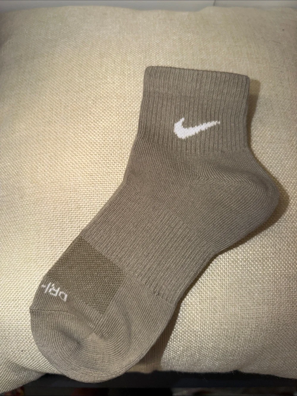 Nike Women’s Quarter Socks in Gray/ with White Swoosh (3-Pack)